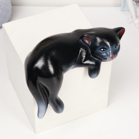 Figure "Vaska kitten" 14x19cm, black-2