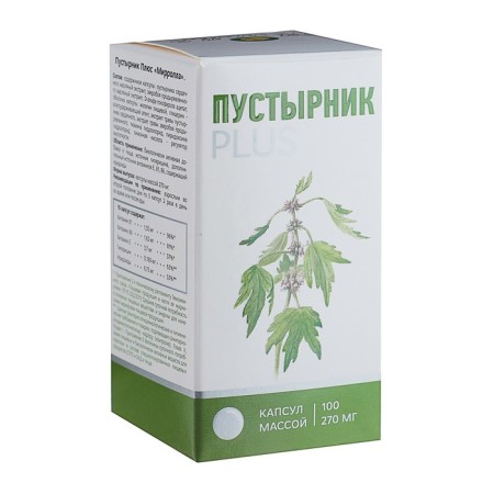 Mirrolla food supplement "Motherwort Plus", 100 capsules of 270 mg