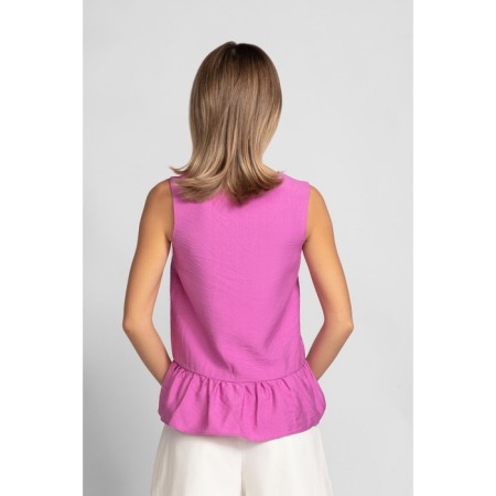 Female blouse, size 44, fuchsia color-1