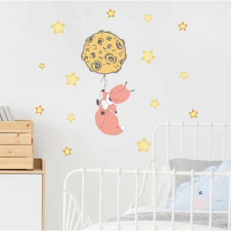 Interior color plastic sticker "Lisenok on an asteroid" 30x90 cm
