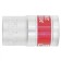 End-end head Matrix 13115, 6 granular, chrome, 1/2 ", 15 mm