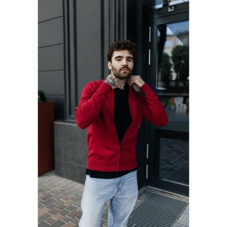 Jumper male ise, size 54, terracotta color-8