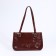 Bag Women's Tout with zipper, burgundy color