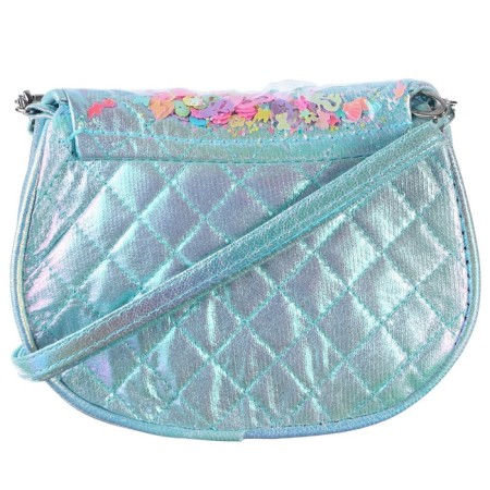 Children's bag on the valve, 6x12x16 cm, adjustable belt, blue mix-6