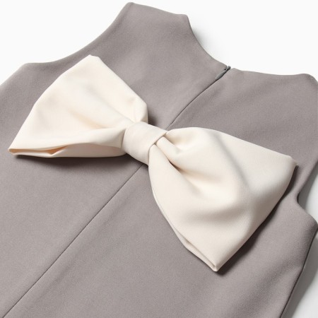 Платье для девочки MINAKU: PartyDress, цвет серый, рост 140 см-7