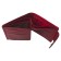 Nice wallet, matte leather, red color