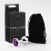 Anal traffic jam-hoods, silver, purple crystal, d = 34 mm 5215658