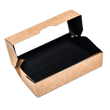 Container for removal, black velvet, 17 x 7 x 4 cm, 500 ml-4