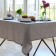 ECO Ethel tablecloth, col. Gray, 136x250 cm, 70% HL, 30% linen, 190 g/m2