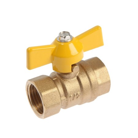 Ball gas "Optima" gas, internal/internal thread 1/2 ", butterfly-1