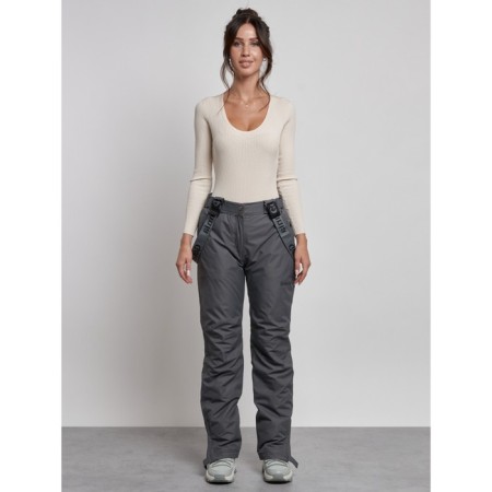 Semi -combinezone ski insulated female winter, size 44, color gray color-8