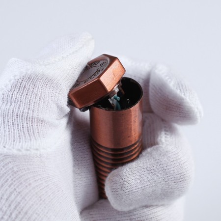 Gas lighter for smoking "bolt", piezo, 2 x 6 cm, mix-2