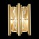 Sconces st. SL1623.201.01. Corsia. 2x40 watts, E14, 23x29 cm, Shampan