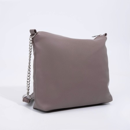 Cross-Bodi Bag on a zipper, beige color-1