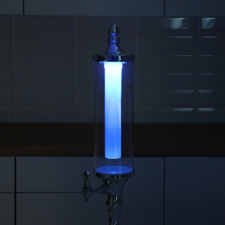 Pivnoy Tower "Petronas", 3 l, backlight flasks, 2 batteries, metallic color-9