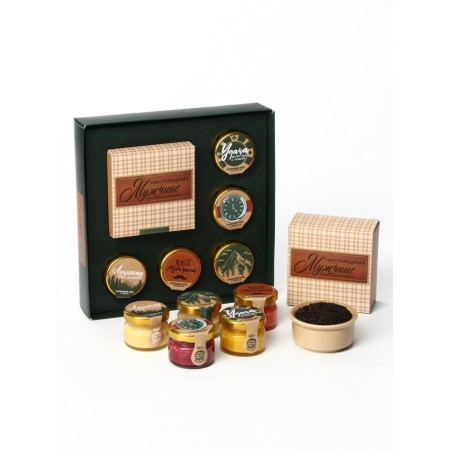 Gift set "February 23 - a real man": cream -make -up, tea-1