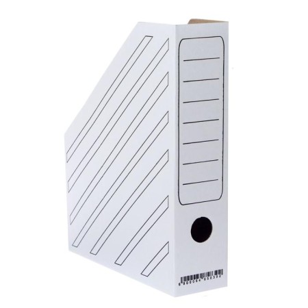 A4 storage, archive from microgofrotcard Calligrata, 75 mm, up to 700 l, white-1