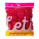 Latex ball 10 ", pastel, set 100 pcs., Red color