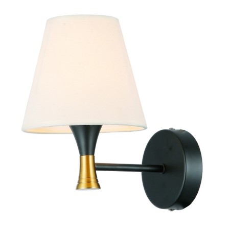 Bra Gerhort G11047/1wbk+Cop WT, 1x60W, E14, 24x14x21 cm, Golden Color