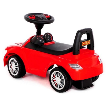 Supercar roller skate car No. 1 with a sound signal, red color-2