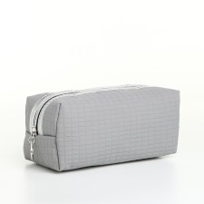 Lightning cosmetic bag, gray color