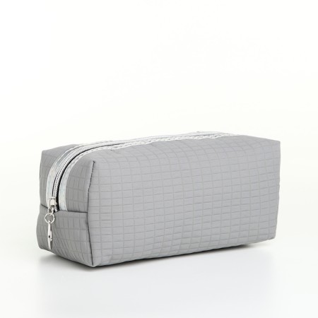 Lightning cosmetic bag, gray color