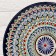 Largan Rishtan ceramics "Patterns", 36 cm, blue
