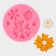 Mold "Flower Assortment", silicone, 10.5 × 10.5 × 1 cm, color mix