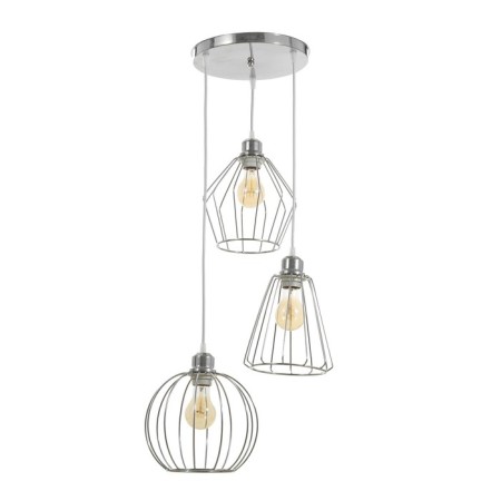 Bayerlux lamp "Batista" 3x40W E27 chrome 37x37x90cm