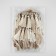 Braid with beads, 12 cm, 5 ± 0.5 m, white/beige color