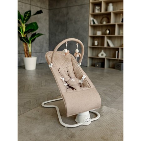 Electric shafts children's Amarobaby Happy Swing, beige color-18