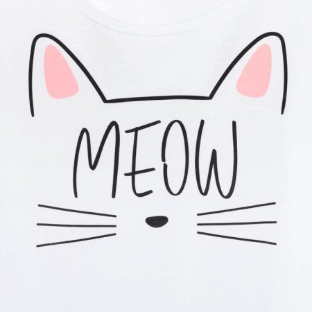 Pajama Women's KAFTAN "Meow" p. 40-42-7