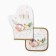 New Year. Kit kitchen Ethel Esthetics mittens 20x28cm, 19x19cm tack, 100%HL