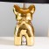 Bernard desktop 1x40W E14 wire-1,6m gold 21x21x30cm