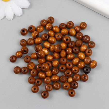 Beads for creativity tree "Natural" d = 0.8 cm set 20 grams-1