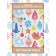 Photostes "Christmas tree decorations", Saten, size 145x265 cm, 2 pcs