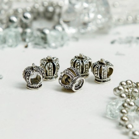 Talisman "Crown", silver color-1
