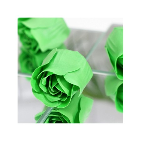 Soap roses, green, set 3 pcs.-5