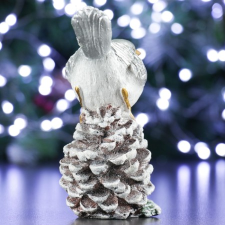 New Year's figure "Bird on the bump" 6x11x13cm-2