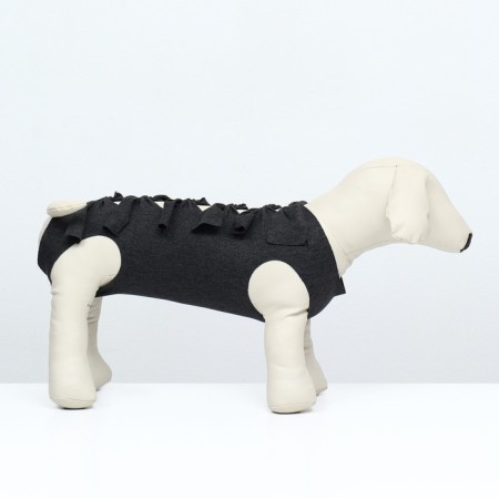 Popon postoperative, size M (OG 31-43 cm, weight 6-12 kg), gray-1