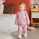 Costume: sweatshirt and pants crumb I Flower, height 86-92 cm, pink