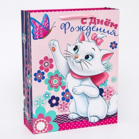 Gift package "Happy Birthday!" 31x40x11 cm, packaging, cats aristocrats-1