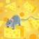 An animal figure stretching "mouse", mix