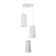 Lamp Bayerlux "Plaza" 3he27 40W white gold 30x30x24-90cm