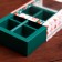 New Year. Box for 6 sweets "New Year's Patterns", 13.7 x 9.8 x 3.8 cm, confectionery packaging
