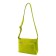 Female bag, artificial leather, light green 24x6x19 cm