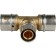The STUT SFP-0005-322632, D = 32 x 26 x 32 mm, transition, brass