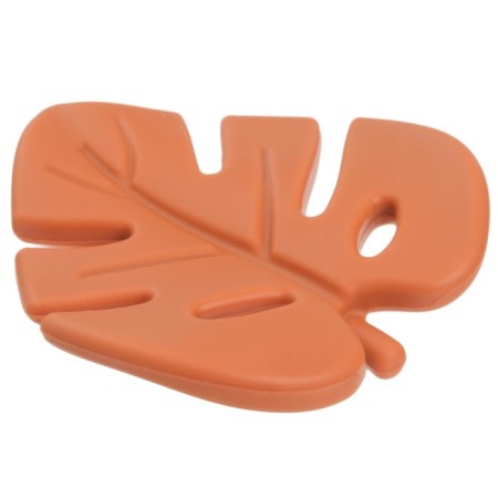 Silicone teething "Tropics", yellow/orange color, mum & baby-4