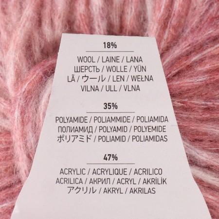 Rindrops yarn 18% wool, 35% polyamide, 47% acrylic 115m/50g (2905 tons of melange)-3