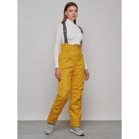Semicunners of women's winter, size 44, mustard color-2